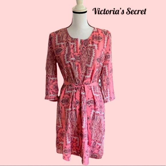 VICTORIAS SECRET BATHING SUIT SWIM WEAR COVER UP DRESS MEDIUM - Picture 1 of 9
